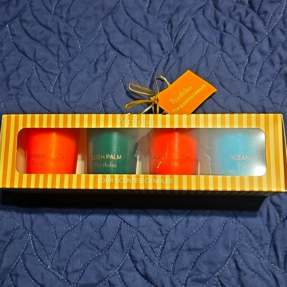 New Portfolio Colorful Scented Candle Set